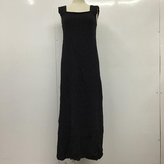 ジーナシス JEANASIS ワンピース ロングスカート FREE 無地 黒 / ブラック /  レディース USED 古着 中古 10102646