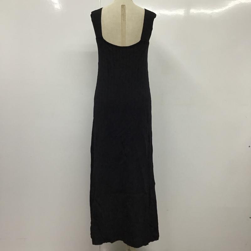 ジーナシス JEANASIS ワンピース ロングスカート FREE 無地 黒 / ブラック /  レディース USED 古着 中古 10102646