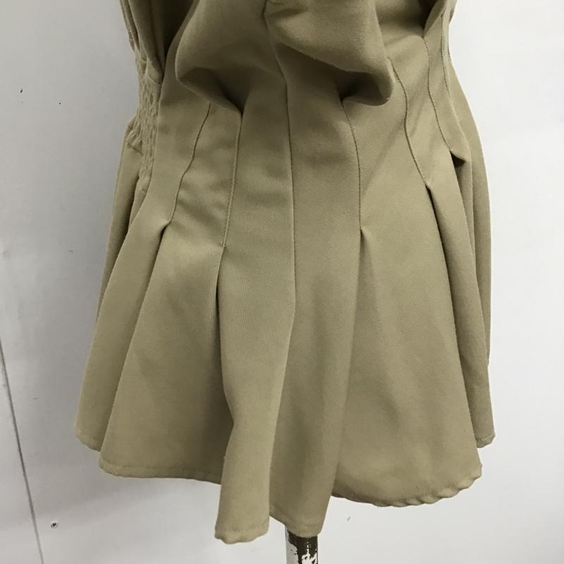 ケービーエフ KBF カットソー 長袖 FREE 無地 ベージュ / ベージュ /  レディース USED 古着 中古 10102654