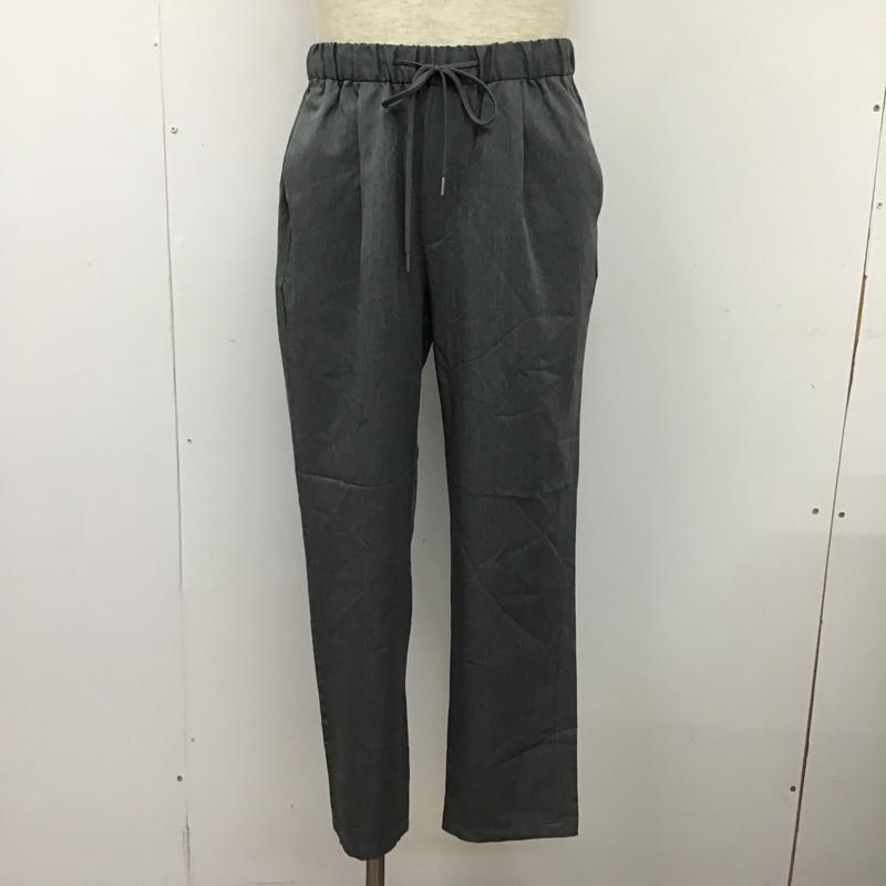 ユナイテッドアローズ UNITED ARROWS パンツ スラックス カジュアルパンツ ストレートパンツ チノパン ワイドパンツ L 無地 灰 / グレー /  メンズ USED 古着 中古 10102680