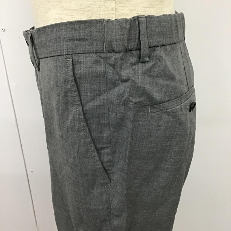 グリーンレーベルリラクシング green label relaxing パンツ スラックス 3214-186-2976 テーパードパンツ カジュアルパンツ スラックス L 無地 灰 / グレー /  メンズ USED 古着 中古 10102682