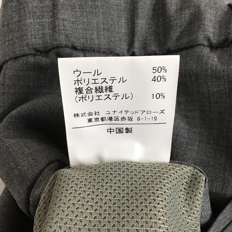 グリーンレーベルリラクシング green label relaxing パンツ スラックス 3214-186-2976 テーパードパンツ カジュアルパンツ スラックス L 無地 灰 / グレー /  メンズ USED 古着 中古 10102682