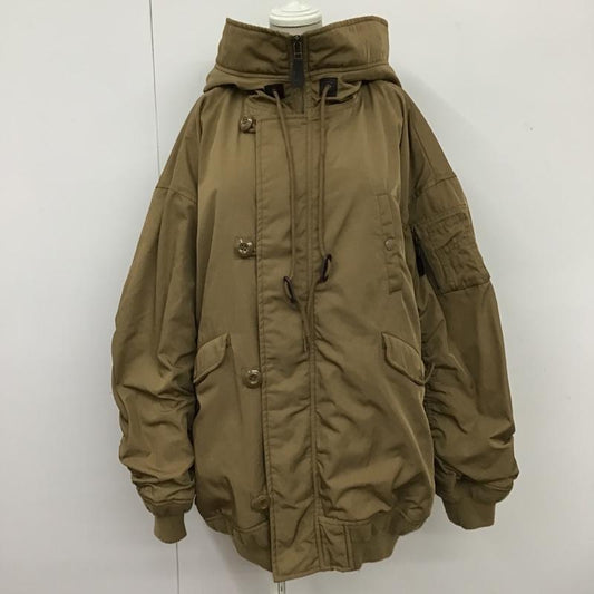 マウジー MOUSSY ジャケット、上着 ジャンパー、ブルゾン 010CAH30-5550 OVERSIZED LONG N2B 1 無地 茶 / ブラウン /  レディース USED 古着 中古 10102683
