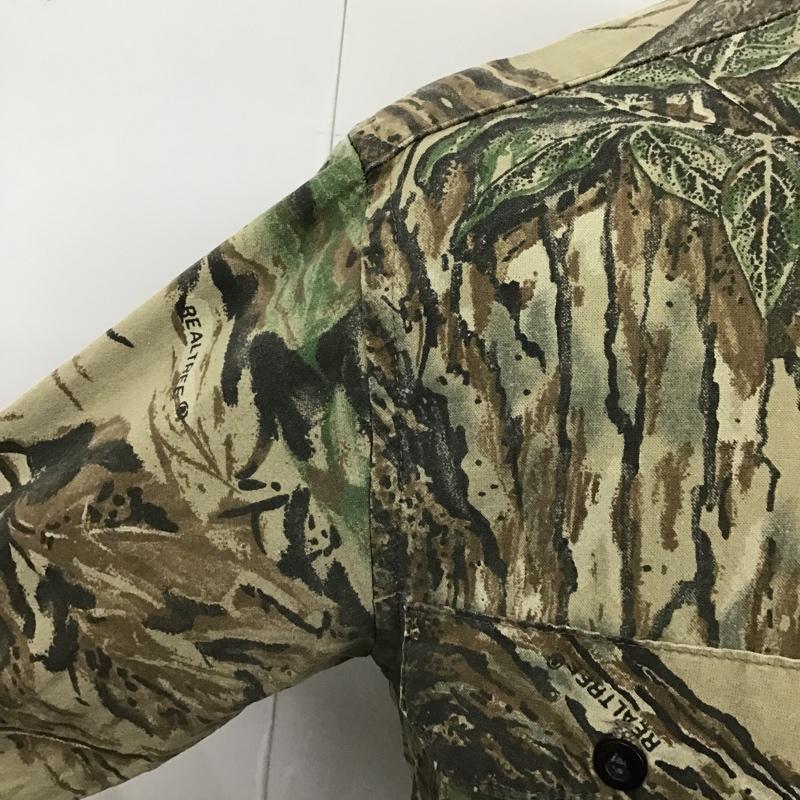 ＵＳフルギ US古着 シャツ、ブラウス 長袖 長袖シャツ カラーシャツ ポケットシャツ ミリタリーシャツ M カモフラージュ柄・迷彩 マルチカラー / マルチカラー /  メンズ USED 古着 中古 10102687