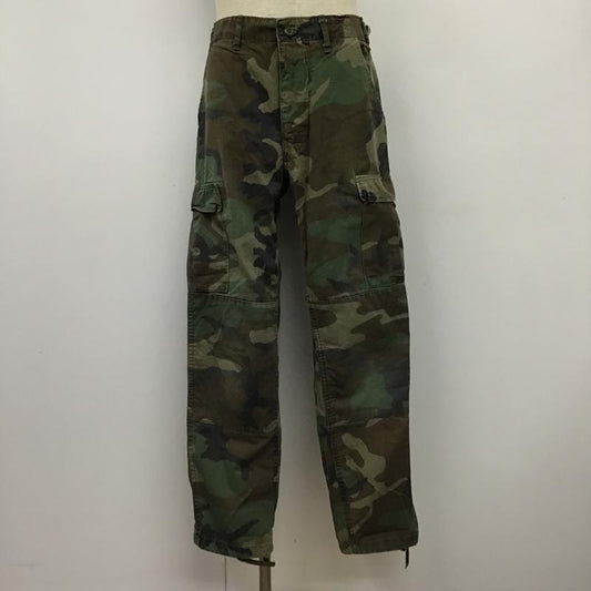古着 USED パンツ ワークパンツ、ペインターパンツ カモフラ ミリタリーパンツ 27インチ 総柄 X カモフラージュ柄・迷彩 マルチカラー / マルチカラー /  メンズ USED 古着 中古 10102700