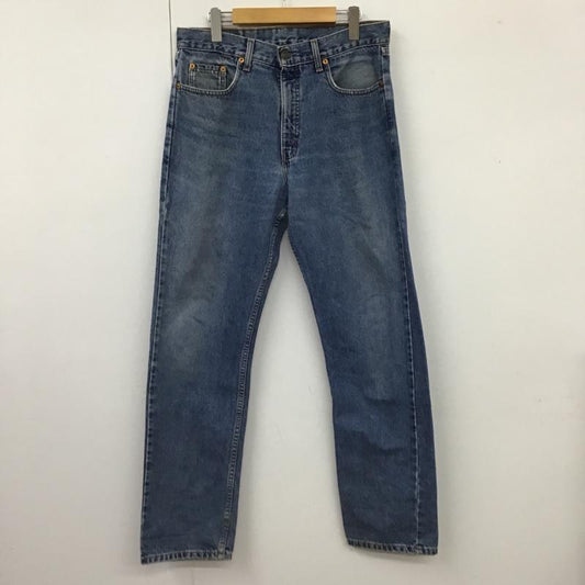 リーバイス Levi's パンツ デニム、ジーンズ W33L32 33インチ 無地 水色 / ライトブルー /  メンズ USED 古着 中古 10102701