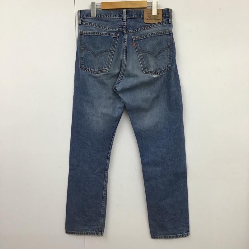 リーバイス Levi's パンツ デニム、ジーンズ W33L32 33インチ 無地 水色 / ライトブルー /  メンズ USED 古着 中古 10102701