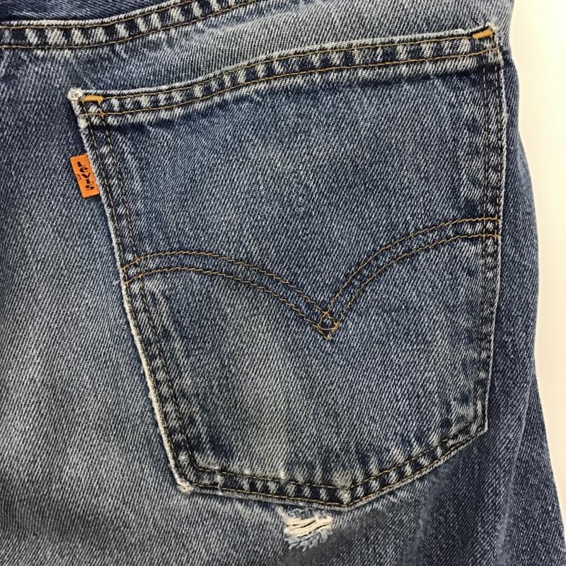 リーバイス Levi's パンツ デニム、ジーンズ W33L32 33インチ 無地 水色 / ライトブルー /  メンズ USED 古着 中古 10102701