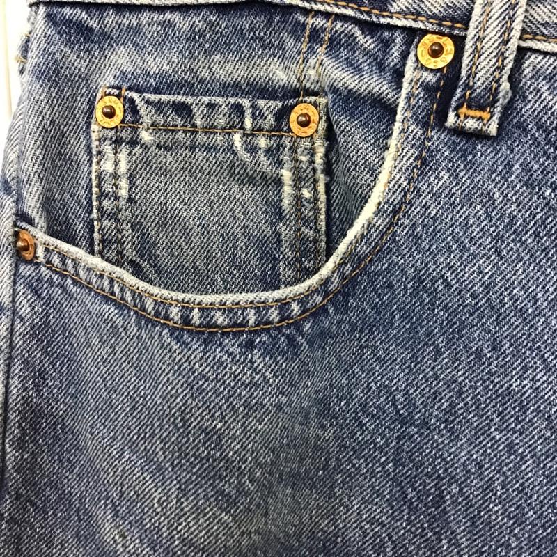 リーバイス Levi's パンツ デニム、ジーンズ W33L32 33インチ 無地 水色 / ライトブルー /  メンズ USED 古着 中古 10102701