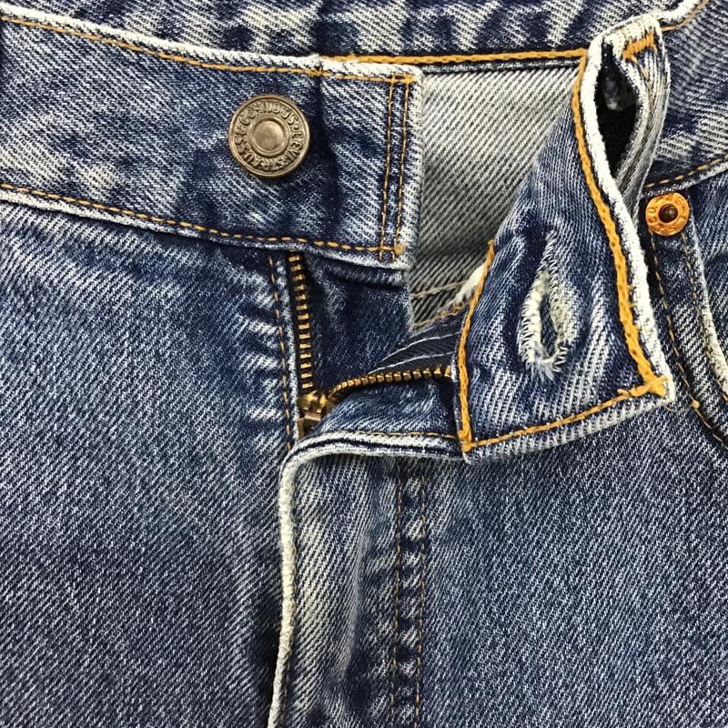 リーバイス Levi's パンツ デニム、ジーンズ W33L32 33インチ 無地 水色 / ライトブルー /  メンズ USED 古着 中古 10102701