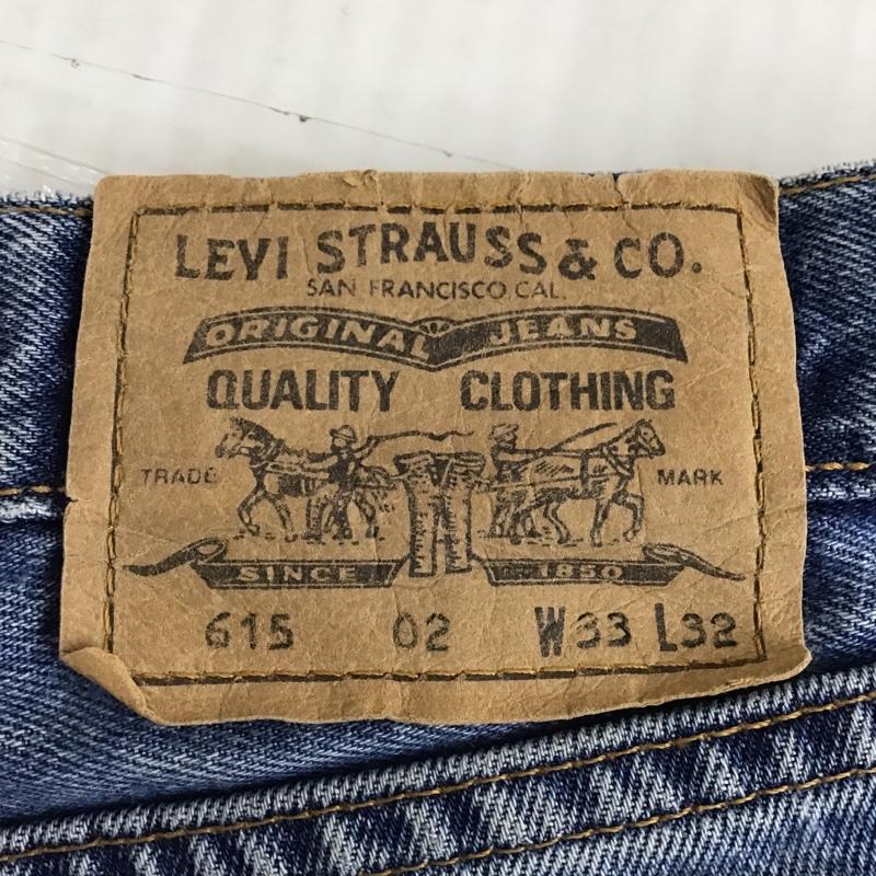 リーバイス Levi's パンツ デニム、ジーンズ W33L32 33インチ 無地 水色 / ライトブルー /  メンズ USED 古着 中古 10102701
