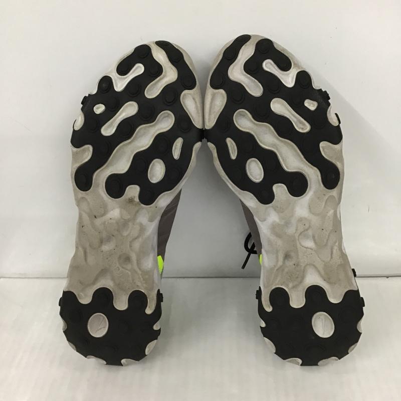 ナイキ NIKE スニーカー スニーカー BQ6166-201 REACT ELEMENT 55 28.5cm 28.5cm ロゴ、文字 灰 / グレー / X 黒 / ブラック / X 黄 / イエロー / X 白 / ホワイト /  メンズ USED 古着 中古 10102717