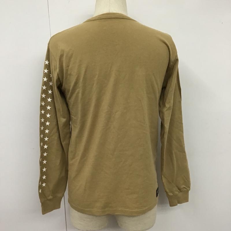 ワイルドシングス WILD THINGS Tシャツ 長袖 S ロゴ、文字 茶 / ブラウン /  メンズ USED 古着 中古 10102722