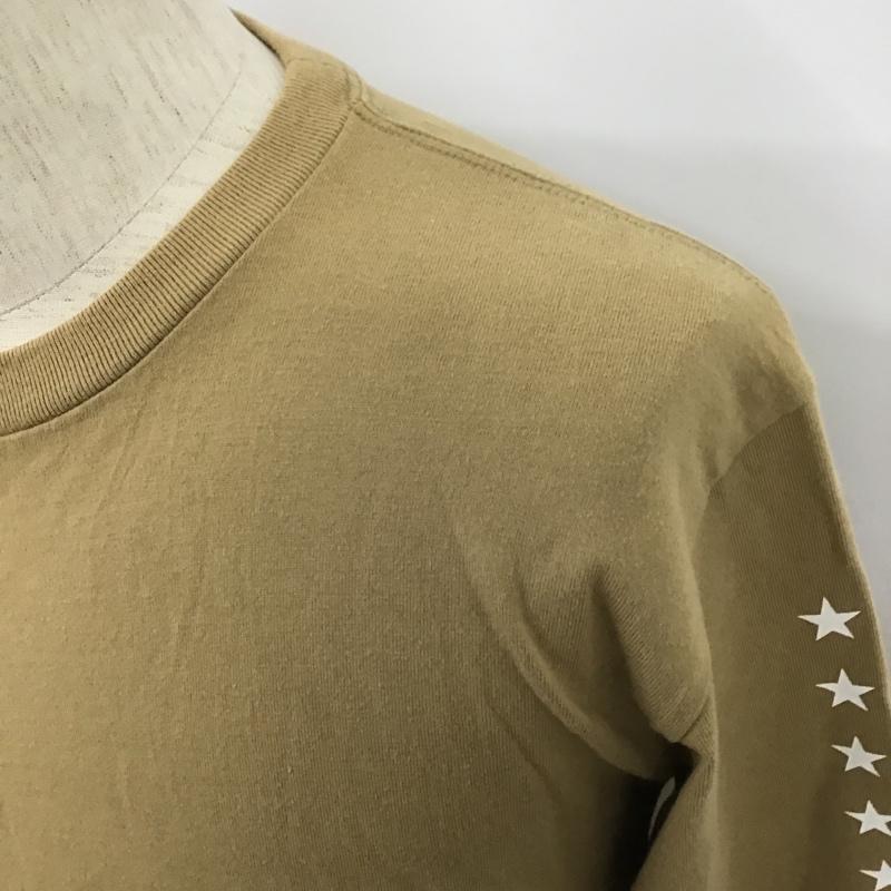 ワイルドシングス WILD THINGS Tシャツ 長袖 S ロゴ、文字 茶 / ブラウン /  メンズ USED 古着 中古 10102722