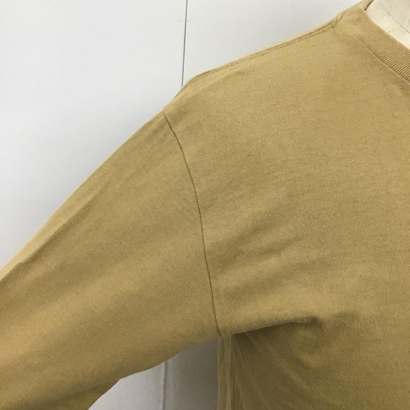 ワイルドシングス WILD THINGS Tシャツ 長袖 S ロゴ、文字 茶 / ブラウン /  メンズ USED 古着 中古 10102722