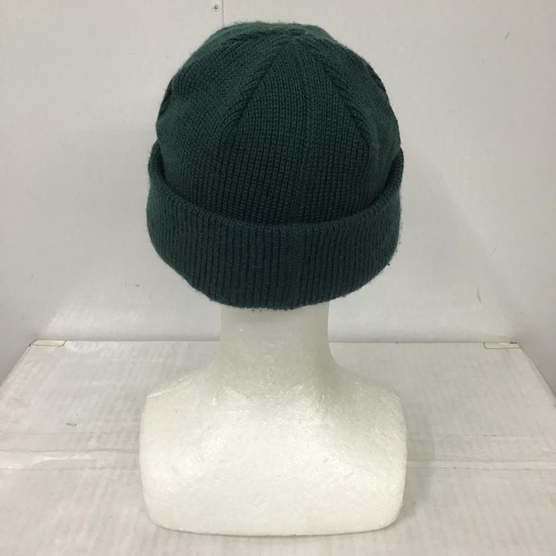 ザノースフェイス THE NORTH FACE 帽子 ニット帽 NN42037 ステッチワークビーニー FREE ロゴ、文字 緑 / グリーン /  メンズ USED 古着 中古 10102748