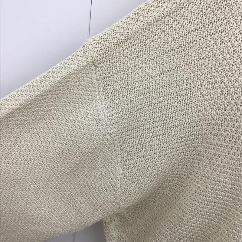 レプシィム LEPSIM カットソー 長袖 FREE 無地 オフホワイト / オフホワイト /  レディース USED 古着 中古 10102751