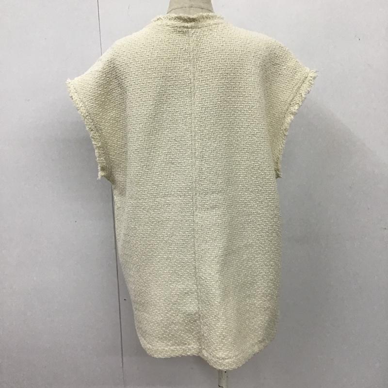 レプシィム LEPSIM ベスト ベスト FREE 無地 白 / ホワイト /  レディース USED 古着 中古 10102754