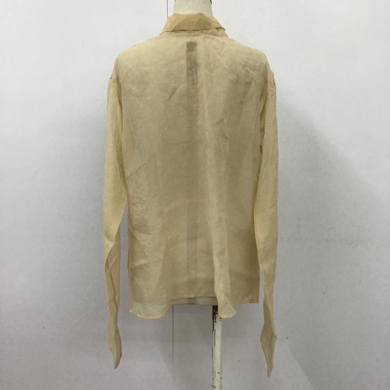 ダブルクローゼット w closet カットソー 長袖 FREE 無地 ベージュ / ベージュ /  レディース USED 古着 中古 10102759