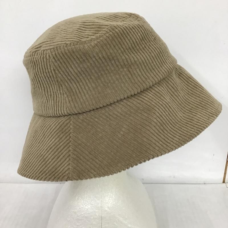 ビームス ハート BEAMS HEART 帽子 ハット 43-41-0006-862 コーデュロイ バケットハット 無地 ベージュ / ベージュ /  レディース USED 古着 中古 10102792