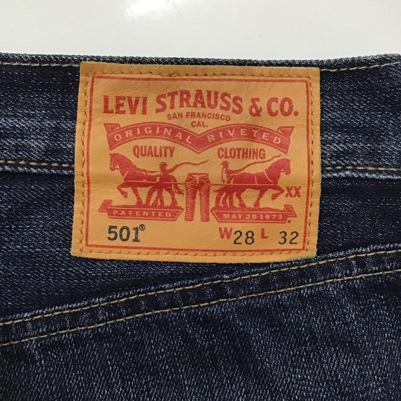 リーバイス Levi's パンツ デニム、ジーンズ W28L32 28インチ 無地 インディゴ / インディゴ /  メンズ USED 古着 中古 10102794