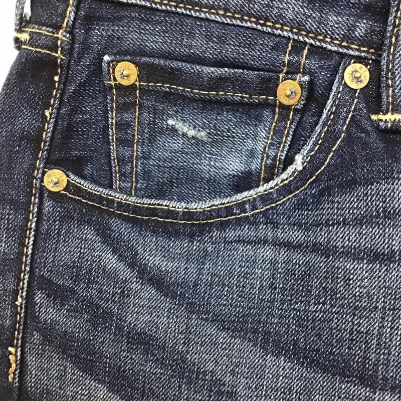 リーバイス Levi's パンツ デニム、ジーンズ W28L32 28インチ 無地 インディゴ / インディゴ /  メンズ USED 古着 中古 10102794