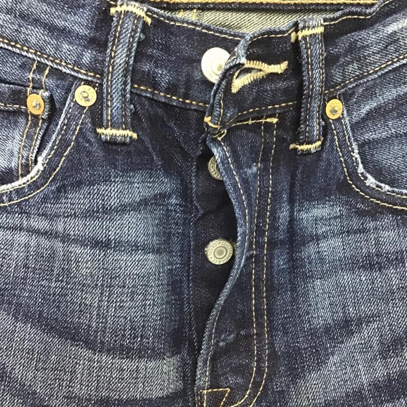 リーバイス Levi's パンツ デニム、ジーンズ W28L32 28インチ 無地 インディゴ / インディゴ /  メンズ USED 古着 中古 10102794