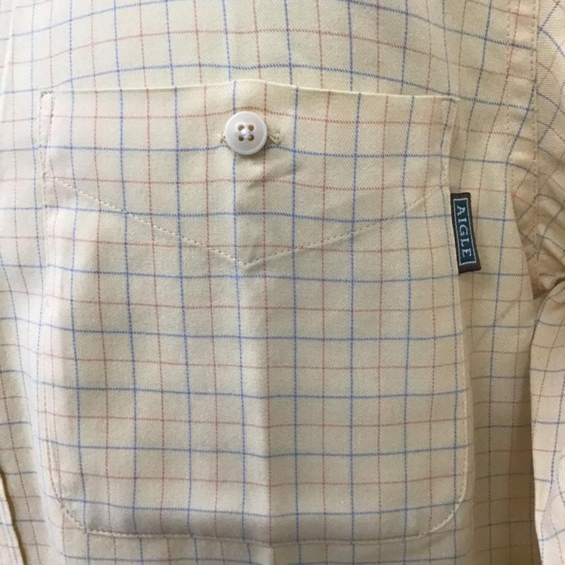 エーグル AIGLE シャツ、ブラウス 長袖 ボタンダウンシャツ M チェック マルチカラー / マルチカラー /  メンズ USED 古着 中古 10102795
