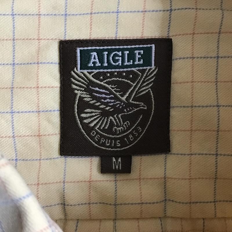 エーグル AIGLE シャツ、ブラウス 長袖 ボタンダウンシャツ M チェック マルチカラー / マルチカラー /  メンズ USED 古着 中古 10102795