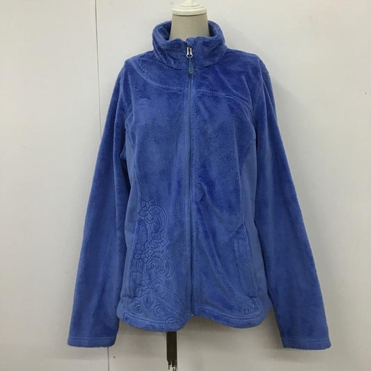エルエルビーン L.L.Bean ジャケット、上着 ジャンパー、ブルゾン フリース L 無地 青 / ブルー /  レディース USED 古着 中古 10102798
