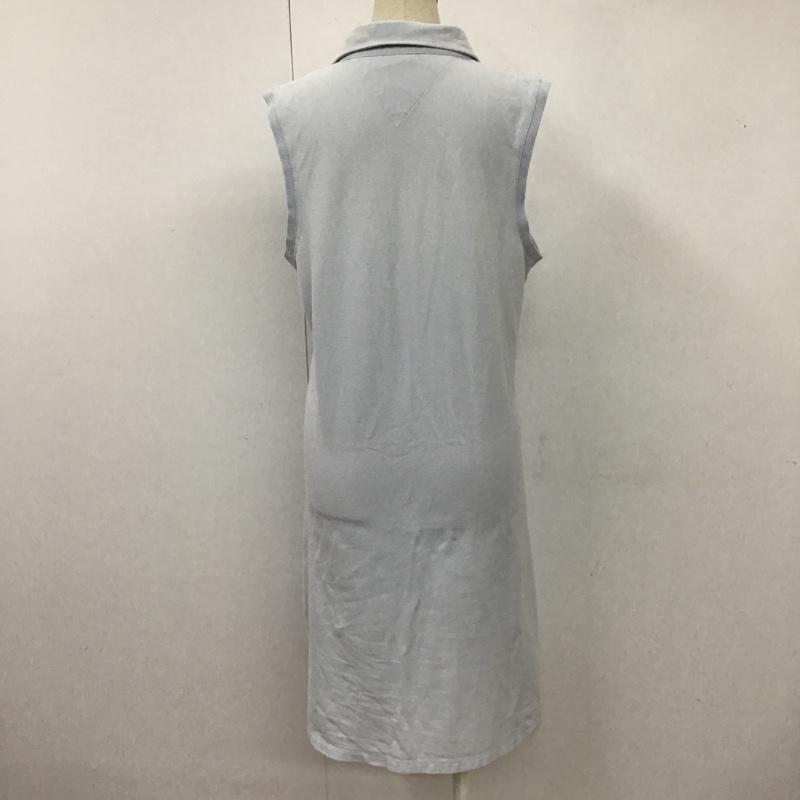 トミーヒルフィガー TOMMY HILFIGER ワンピース ロングスカート L 無地 水色 / ライトブルー /  レディース USED 古着 中古 10102801