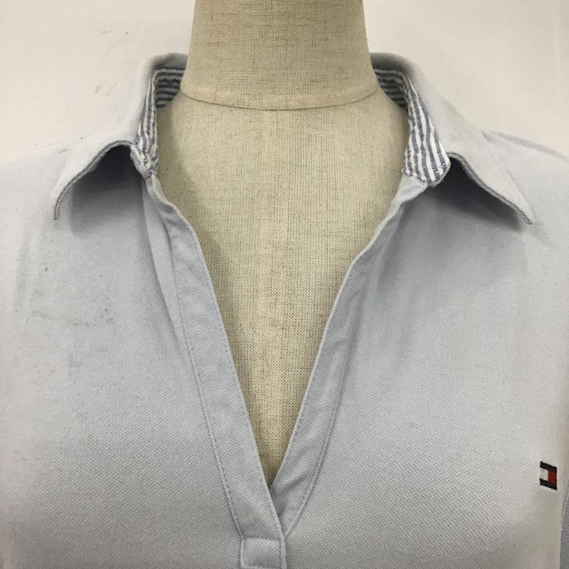 トミーヒルフィガー TOMMY HILFIGER ワンピース ロングスカート L 無地 水色 / ライトブルー /  レディース USED 古着 中古 10102801