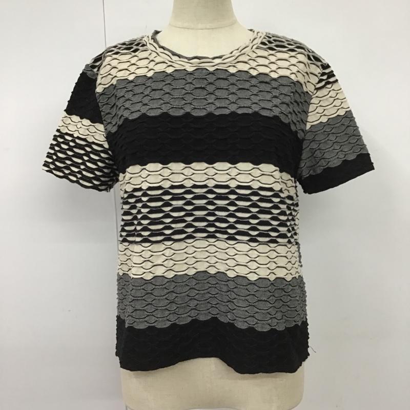 ザラ ZARA カットソー 半袖 L  マルチカラー / マルチカラー /  レディース USED 古着 中古 10102806