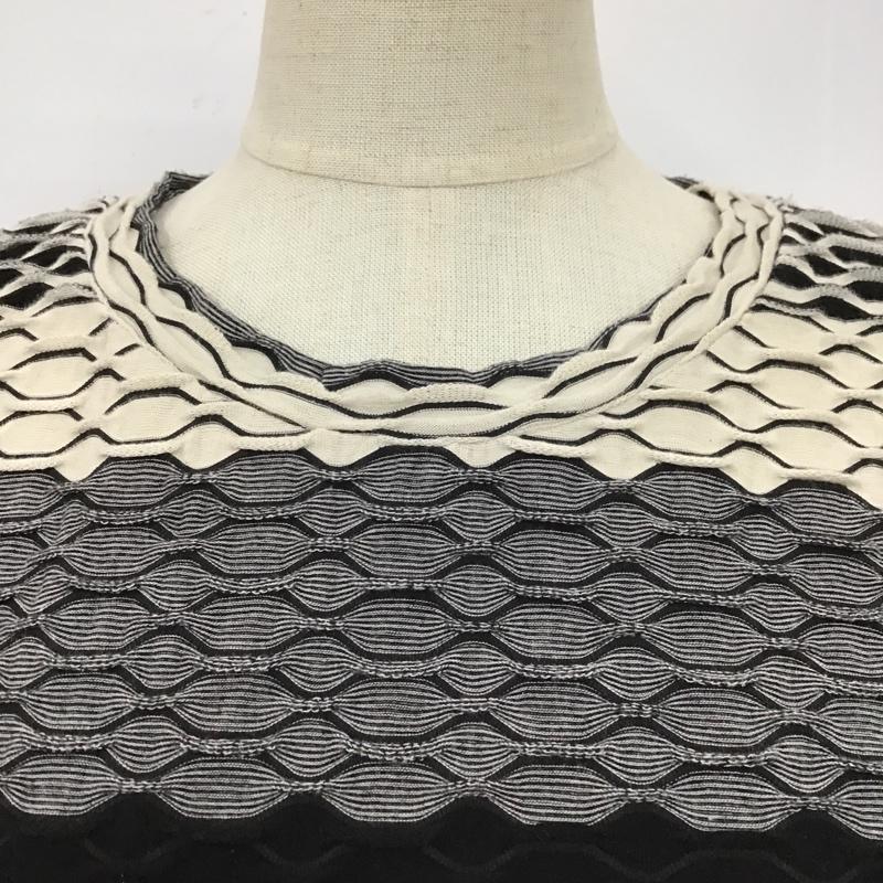 ザラ ZARA カットソー 半袖 L  マルチカラー / マルチカラー /  レディース USED 古着 中古 10102806