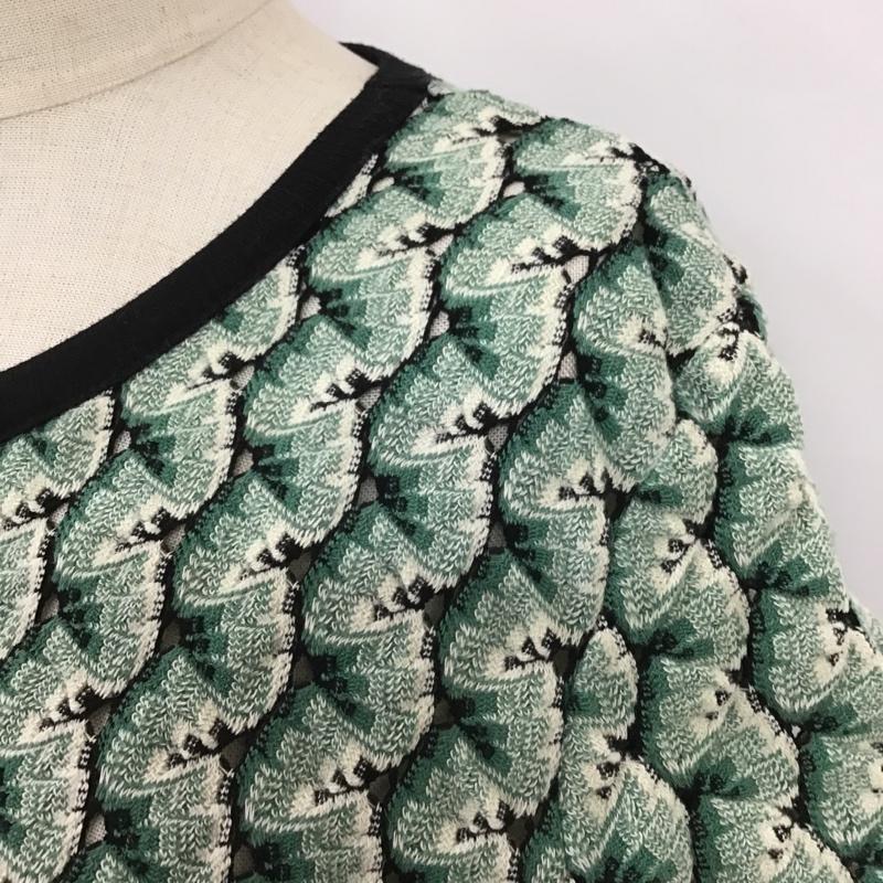 ザラ ZARA カットソー 半袖 L  マルチカラー / マルチカラー /  レディース USED 古着 中古 10102808