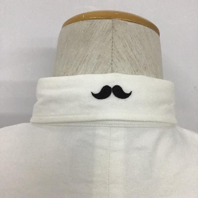 アベイシングエイプ A BATHING APE シャツ、ブラウス 長袖 ボタンダウンシャツ M 無地 白 / ホワイト /  メンズ USED 古着 中古 10102817