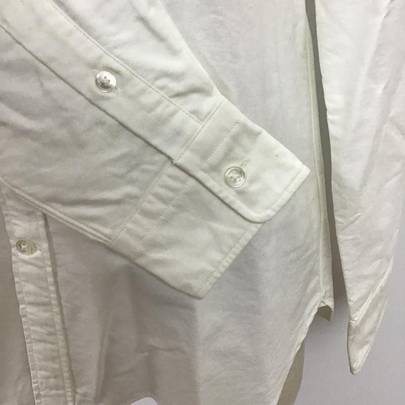 アベイシングエイプ A BATHING APE シャツ、ブラウス 長袖 ボタンダウンシャツ M 無地 白 / ホワイト /  メンズ USED 古着 中古 10102817