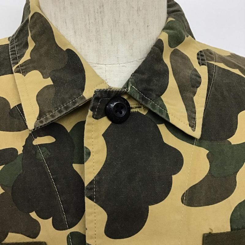 アベイシングエイプ A BATHING APE シャツ、ブラウス 長袖 L カモフラージュ柄・迷彩 マルチカラー / マルチカラー /  メンズ USED 古着 中古 10102818
