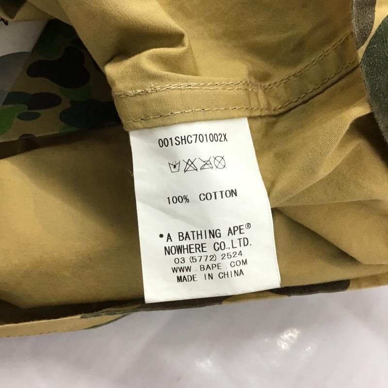 アベイシングエイプ A BATHING APE シャツ、ブラウス 長袖 L カモフラージュ柄・迷彩 マルチカラー / マルチカラー /  メンズ USED 古着 中古 10102818