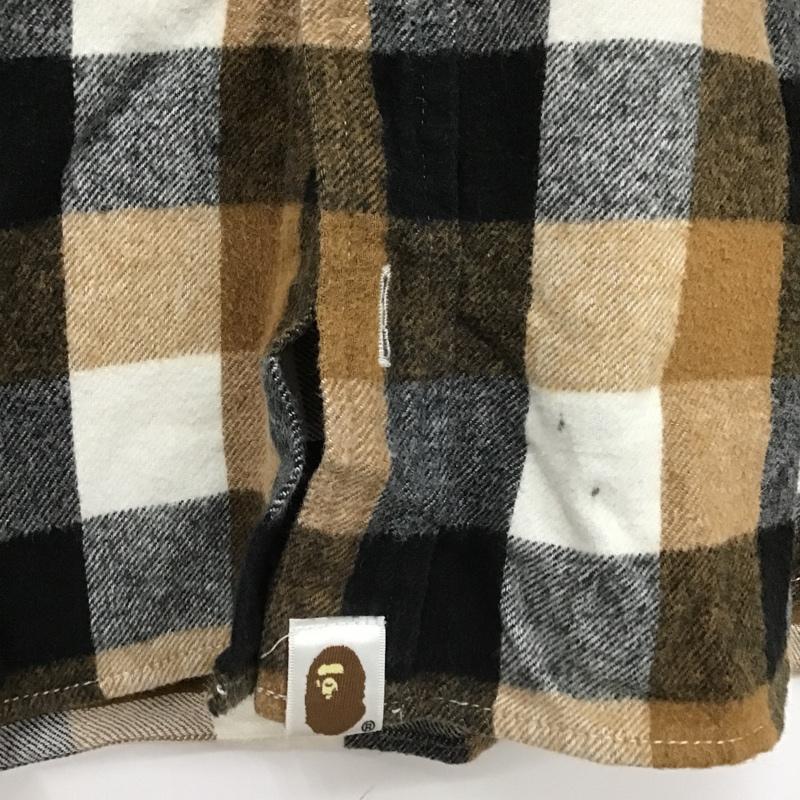アベイシングエイプ A BATHING APE シャツ、ブラウス 長袖 BAPE KIDS 120cm 120cm チェック マルチカラー / マルチカラー /  ボーイズ USED 古着 中古 10102848