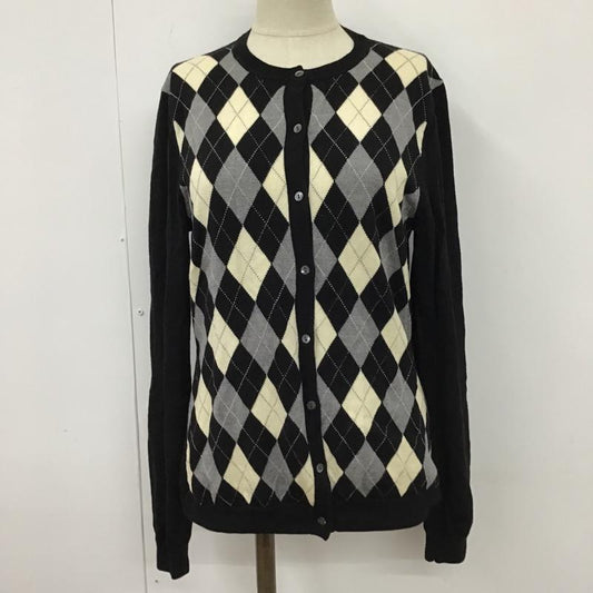 ブルックス ブラザーズ BROOKS BROTHERS カーディガン 長袖 M  黒 / ブラック /  レディース USED 古着 中古 10102896