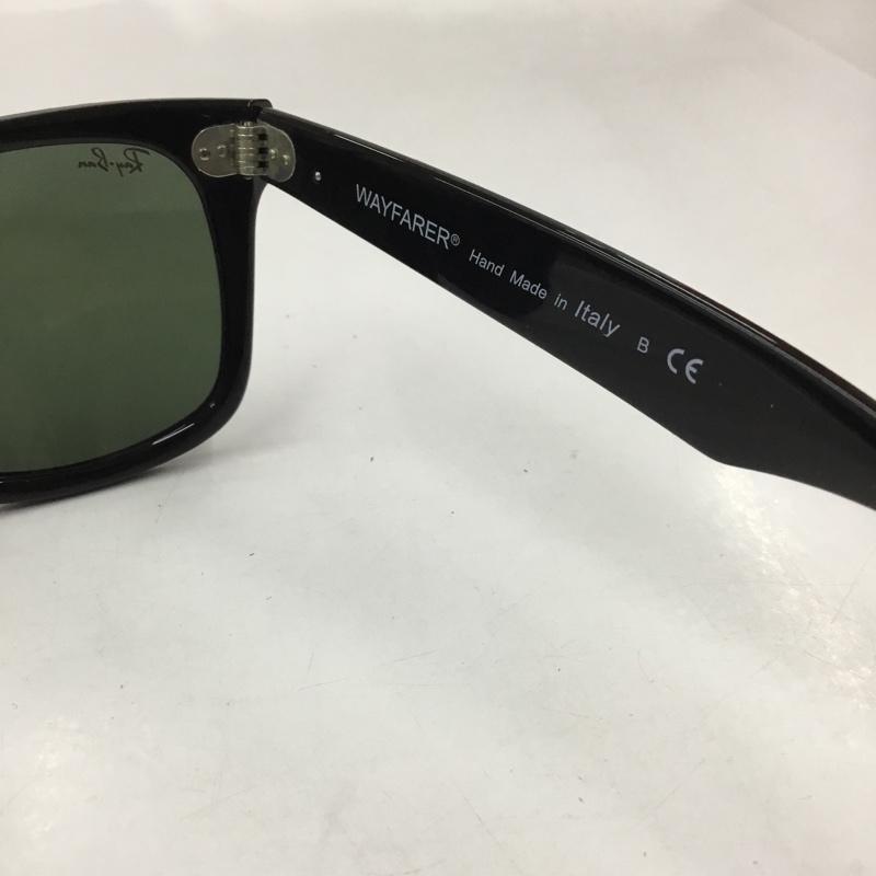 レイバン Ray-Ban めがね・サングラス サングラス RB2140-F WAYFARER ロゴ、文字 黒 / ブラック /  メンズ USED 古着 中古 10102898