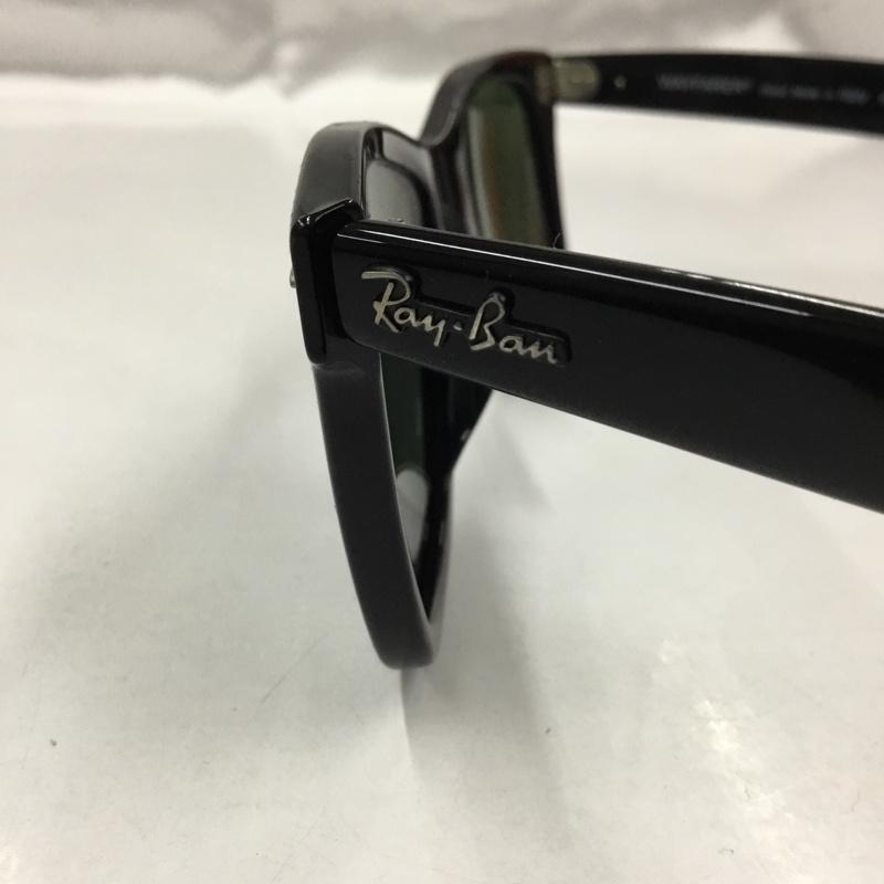 レイバン Ray-Ban めがね・サングラス サングラス RB2140-F WAYFARER ロゴ、文字 黒 / ブラック /  メンズ USED 古着 中古 10102898