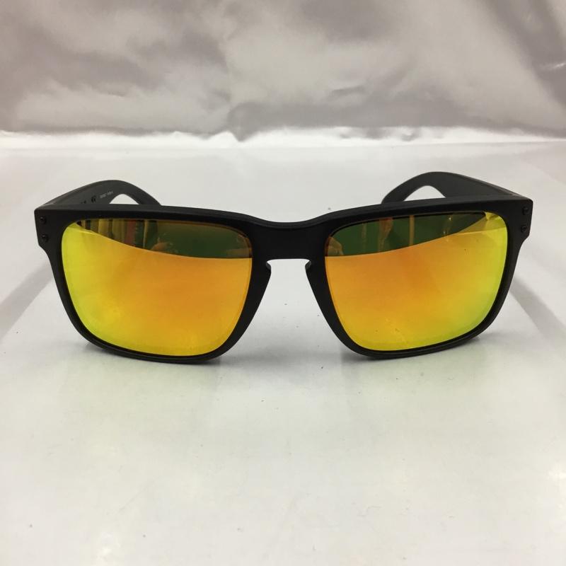 オークリー OAKLEY めがね・サングラス サングラス OO9102-27 Holbrook ミラーレンズ ワンポイント 黒 / ブラック /  メンズ USED 古着 中古 10102910