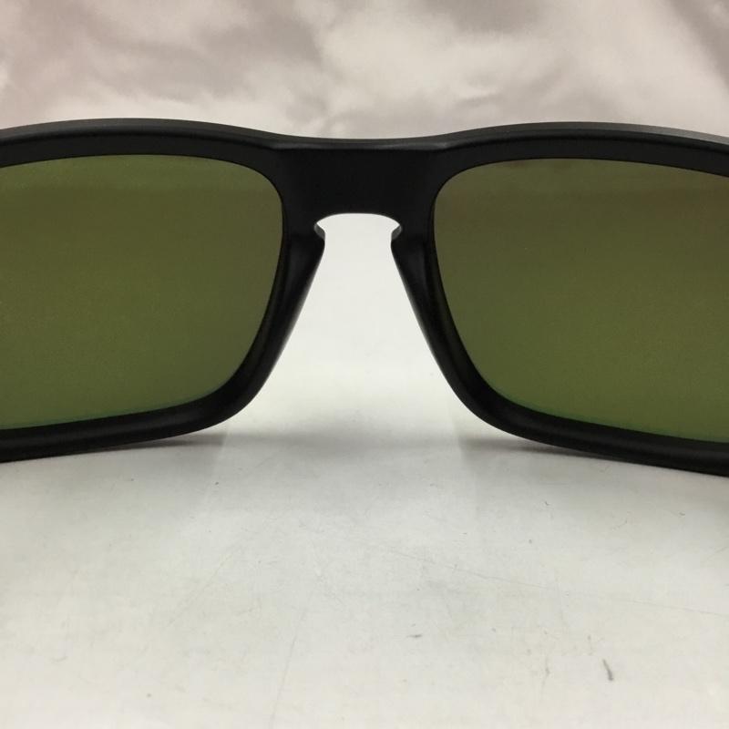 オークリー OAKLEY めがね・サングラス サングラス OO9102-27 Holbrook ミラーレンズ ワンポイント 黒 / ブラック /  メンズ USED 古着 中古 10102910