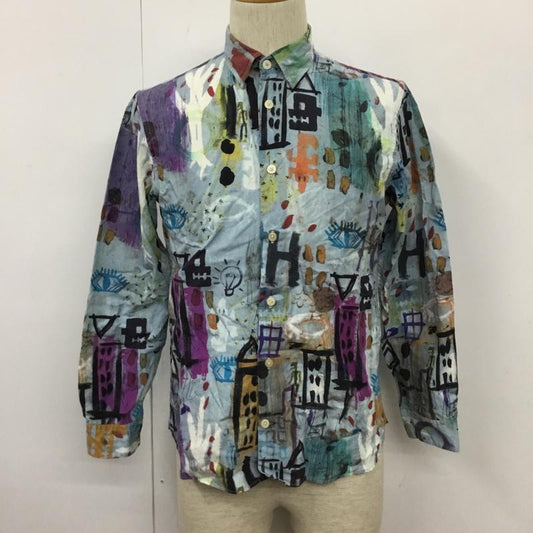 ポールスミスジーンズ Paul Smith JEANS シャツ、ブラウス 長袖 長袖シャツ カラーシャツ プリントシャツ 長袖カットソー S プリント マルチカラー / マルチカラー /  メンズ USED 古着 中古 10102911