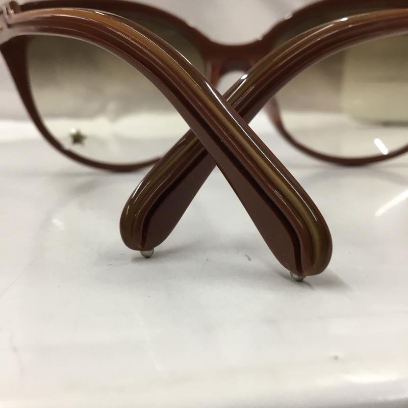 クロエ Chloe めがね・サングラス サングラス 星 ケース付き グラデーションレンズ ロゴ、文字 茶 / ブラウン /  レディース USED 古着 中古 10102913