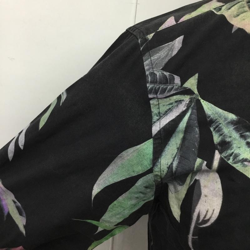 ポールスミスジーンズ Paul Smith JEANS シャツ、ブラウス 長袖 長袖 S 花柄 X 総柄 黒 / ブラック /  メンズ USED 古着 中古 10102915