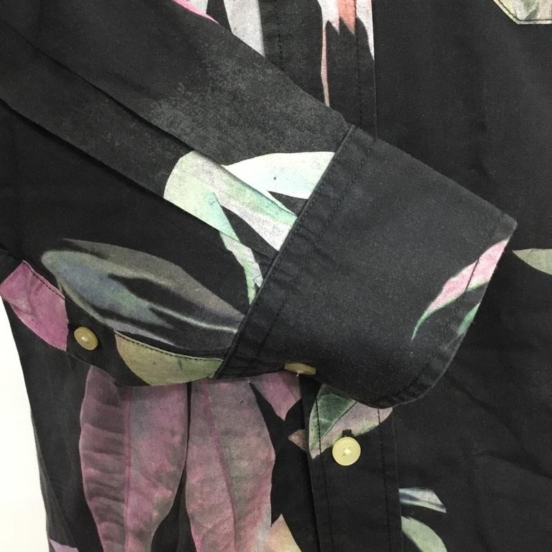 ポールスミスジーンズ Paul Smith JEANS シャツ、ブラウス 長袖 長袖 S 花柄 X 総柄 黒 / ブラック /  メンズ USED 古着 中古 10102915