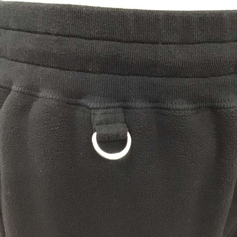 ユニフォームエクスペリメント uniform experiment パンツ スラックス UE-189064 18AW MICRO FLEECE RIBBED PANT UE-189064 マイクロ フリース リブド 2 無地 黒 / ブラック /  メンズ USED 古着 中古 10102922